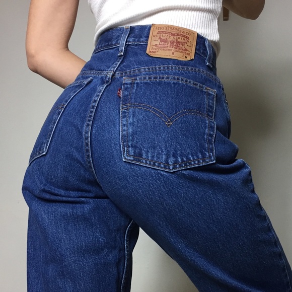 Levi's Denim - VTG Levis 550 high waisted tapered mom jeans 27/28